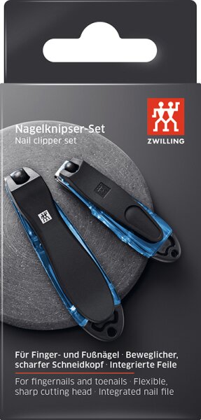 ZWILLING Beauty Nagelknipser Set, blau, 2-tlg. von ZWILLING Beauty