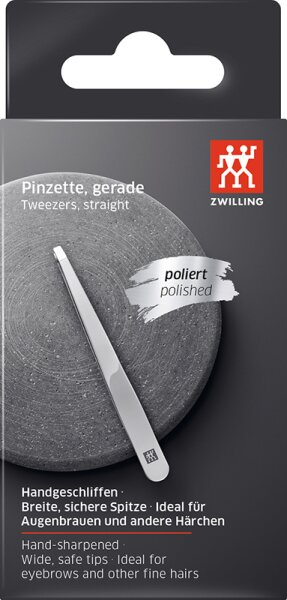 Zwilling Pinzette, gerade, poliert, 90 mm 1 Stk. von ZWILLING Beauty