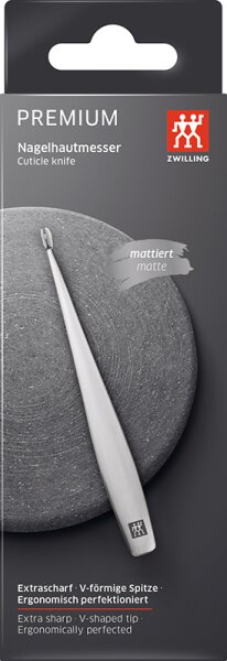 Zwilling Twinox Nagelhautmesser, mattiert, 125 mm 1 Stk. Zwilling Twinox Nagelhautmesser, mattiert, 125 mm 1 Stk. von ZWILLING Beauty