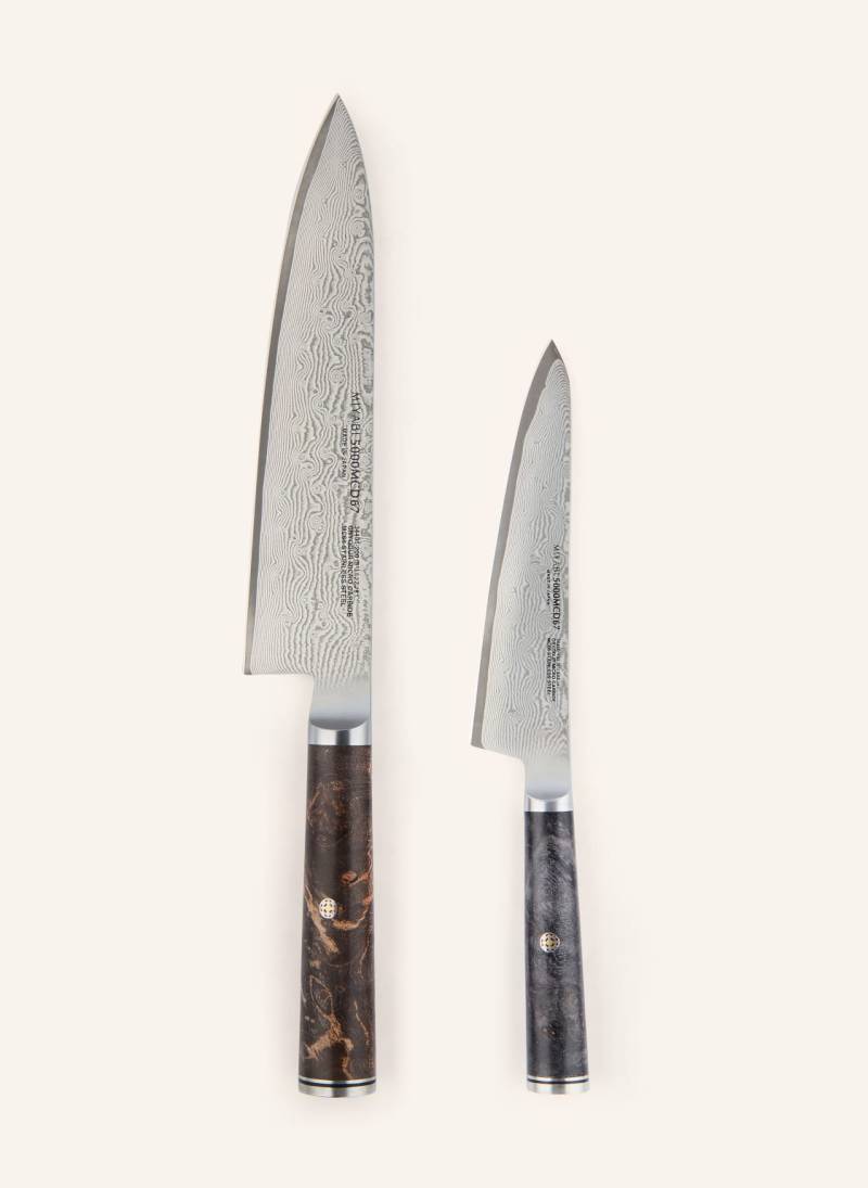 Zwilling 2-Tlg. Messer-Set Miyabi 5000 Mcd 67:  Gyutoh-Messer Und Sohoto-Messer braun von ZWILLING