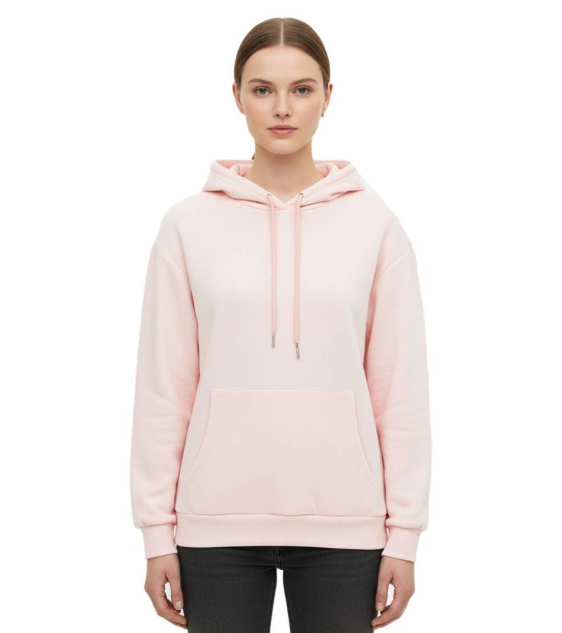 ZWILLINGSHERZ Hoodie Damen Sweat-Pullover Kapuzenpullover mit Tasche 46093-13 Rosa von ZWILLINGSHERZ