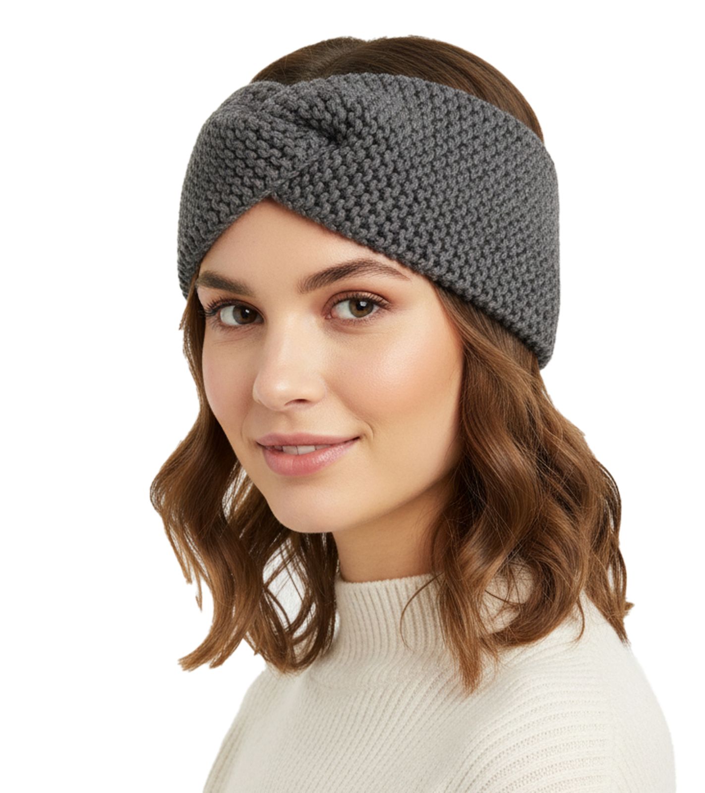 ZWILLINGSHERZ Strick-Stirnband Stirnband mit Wolle Kopfbedeckung Grobstrick Winter-Stirnband Accessoire 8007 Dunkelgrau ZWILLINGSHERZ Strick-Stirnband Stirnband mit Wolle Kopfbedeckung Grobstrick Winter-Stirnband Accessoire 8007 Dunkelgrau von ZWILLINGSHERZ