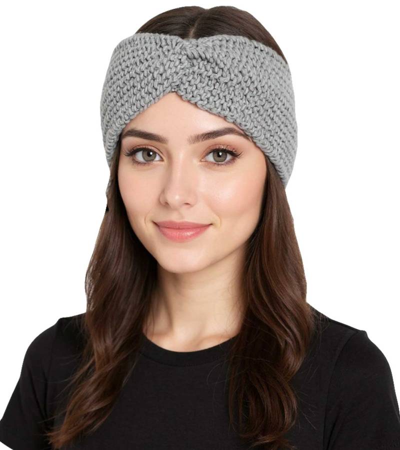 ZWILLINGSHERZ Strick-Stirnband Stirnband mit Wolle Kopfbedeckung Grobstrick Winter-Stirnband Accessoire 8007 Hellgrau ZWILLINGSHERZ Strick-Stirnband Stirnband mit Wolle Kopfbedeckung Grobstrick Winter-Stirnband Accessoire 8007 Hellgrau von ZWILLINGSHERZ