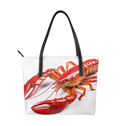ZWLPNZZD Handtasche mit Karabinermuster, hochwertiges PU-Leder, wasserdicht und langlebig, perfekt für Reisen, Arbeit und Freizeit, Schwarz, Einheitsgröße ZWLPNZZD Handtasche mit Karabinermuster, hochwertiges PU-Leder, wasserdicht und langlebig, perfekt für Reisen, Arbeit und Freizeit, Schwarz, Einheitsgröße von ZWLPNZZD