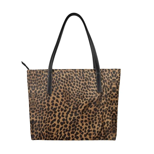 ZWLPNZZD Handtasche mit Leopardenmuster, hochwertiges PU-Leder, wasserdicht und langlebig, perfekt für Reisen, Arbeit und Freizeit, Schwarz, Einheitsgröße ZWLPNZZD Handtasche mit Leopardenmuster, hochwertiges PU-Leder, wasserdicht und langlebig, perfekt für Reisen, Arbeit und Freizeit, Schwarz, Einheitsgröße von ZWLPNZZD
