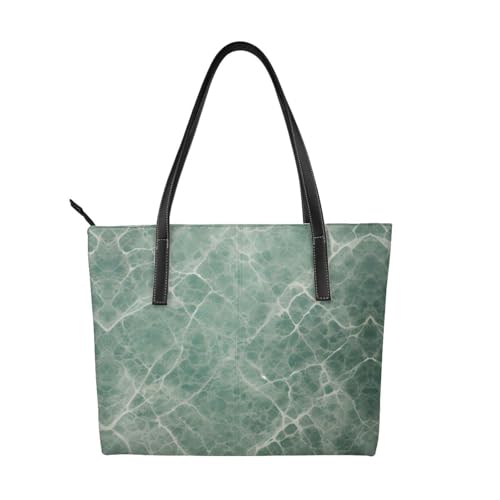 ZWLPNZZD Handtasche mit Marmor-Motiv, hochwertiges PU-Leder, wasserdicht und langlebig, perfekt für Reisen, Arbeit und Freizeit, Schwarz, Einheitsgröße ZWLPNZZD Handtasche mit Marmor-Motiv, hochwertiges PU-Leder, wasserdicht und langlebig, perfekt für Reisen, Arbeit und Freizeit, Schwarz, Einheitsgröße von ZWLPNZZD
