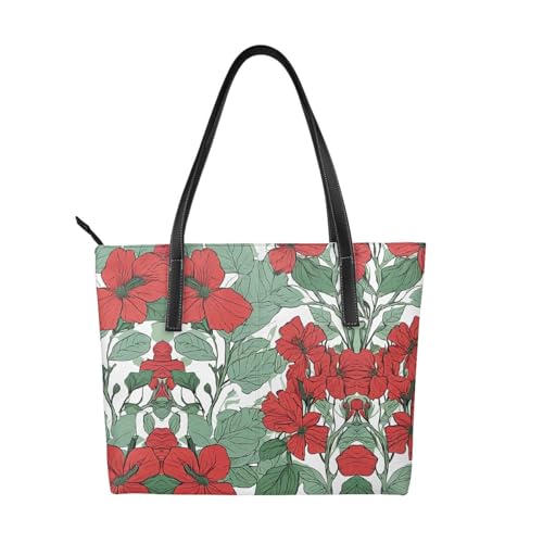 ZWLPNZZD Sommer-Handtasche mit hawaiianischem Druck, hochwertiges PU-Leder, wasserdicht und langlebig, perfekt für Reisen, Arbeit und Freizeit, Schwarz, Einheitsgröße ZWLPNZZD Sommer-Handtasche mit hawaiianischem Druck, hochwertiges PU-Leder, wasserdicht und langlebig, perfekt für Reisen, Arbeit und Freizeit, Schwarz, Einheitsgröße von ZWLPNZZD