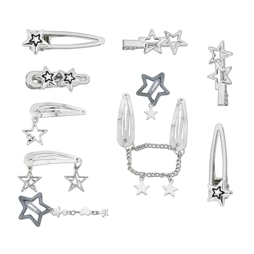10 einzigartige Stern-Haarnadeln, luxuriöse, bequeme Haarnadeln, modische Haarspangen für kreative Frisuren von ZWTPGKRD