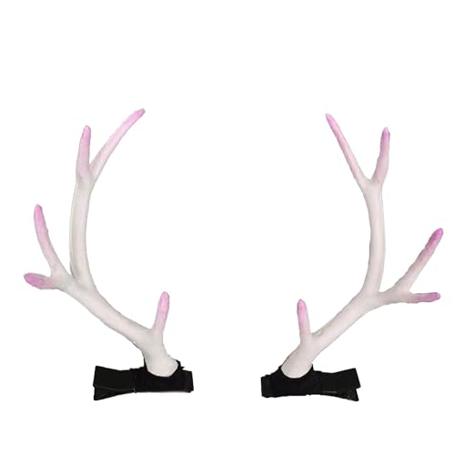 Elegante Elch-Haarschmuck, leichte Harz-Haarspange, Haarnadel, Kopfbedeckung, geeignet für Fotoshootings und Feiern von ZWTPGKRD