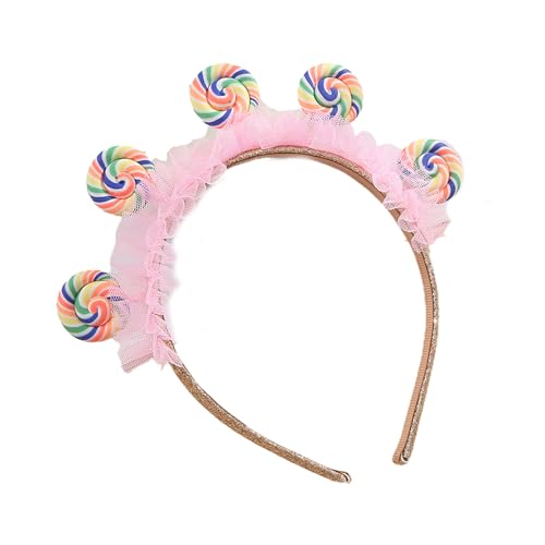 Haarband mit plissierter Spitze, Lutscher-Form, schöne Haarreife, Frühlingsaufführungen, Kopfschmuck, Weihnachtsgeschenke für Paare und Kinder Haarband mit plissierter Spitze, Lutscher-Form, schöne Haarreife, Frühlingsaufführungen, Kopfschmuck, Weihnachtsgeschenke für Paare und Kinder von ZWTPGKRD