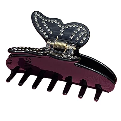 Haarklammer für Schmetterlings-Haarklammern, Bananen-Haarspangen, groß, für Strassstein-Clip, starke Klauenklammer F Haarklammer für Schmetterlings-Haarklammern, Bananen-Haarspangen, groß, für Strassstein-Clip, starke Klauenklammer F von ZWTPGKRD