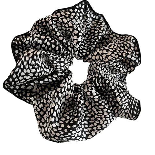 Lolitas Leoparden-Haarband, Pferdeschwanz-Halter, Haarringe, übergroßes Haarseil für Damen, Mode-Accessoires von ZWTPGKRD