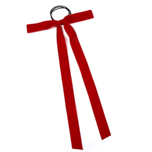 Stilvolle Haarschleifen mit langem Schwanz, Haarband, modisches Haar-Accessoire für Damen und Mädchen von ZWTPGKRD