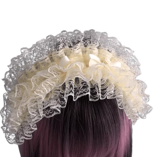 Weiche, bequeme Spitzen-Stirnbänder, Gothic-Stil, Kopfschmuck, elegantes Haarband für Pendler, Verabredungen und Feiern Weiche, bequeme Spitzen-Stirnbänder, Gothic-Stil, Kopfschmuck, elegantes Haarband für Pendler, Verabredungen und Feiern von ZWTPGKRD