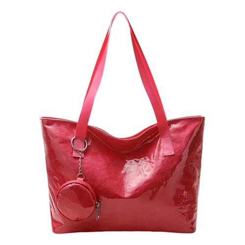 ZWTPGKRD Damen-Achseltasche, trendige Handtasche, passend zu Unterarm-Geldbörse, große Kapazität, Schultertasche, stilvolle Pendlertasche für den täglichen Gebrauch, rose, As shown in the picture ZWTPGKRD Damen-Achseltasche, trendige Handtasche, passend zu Unterarm-Geldbörse, große Kapazität, Schultertasche, stilvolle Pendlertasche für den täglichen Gebrauch, rose, As shown in the picture von ZWTPGKRD