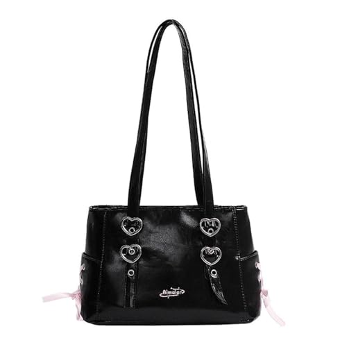 ZWTPGKRD Damen-Umhängetasche, stilvolle Handtasche, großes Fassungsvermögen, Rucksack, Pendler, schöne Schleifen, Crossbody-Tasche für Pendler, Schwarz , As shown in the picture (error 1-1379cm) von ZWTPGKRD