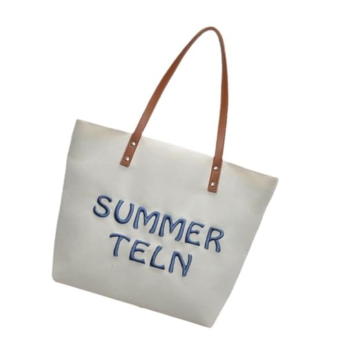 ZWTPGKRD Damentasche mit großem Fassungsvermögen, Schultertasche, Segeltuch, Handtasche, Studenten, Schultasche, koreanischer Stil, Achseltasche für Pendler, beige, As shown in the picture (error 1 ZWTPGKRD Damentasche mit großem Fassungsvermögen, Schultertasche, Segeltuch, Handtasche, Studenten, Schultasche, koreanischer Stil, Achseltasche für Pendler, beige, As shown in the picture (error 1 von ZWTPGKRD
