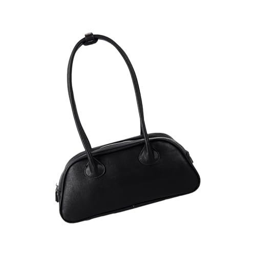 ZWTPGKRD Luxuriöse PU-Umhängetasche, modische Schultertaschen, lässige Unterarm-Geldbörse für den täglichen Gebrauch und Abschlussball, Schwarz , As shown in the picture (error 1-824cm) von ZWTPGKRD
