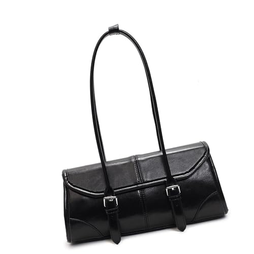 ZWTPGKRD Modische Schultertasche aus PU-Leder, Unterarmtaschen, praktische Pendlerhandtasche für Frauen, die Stil und Funktionalität suchen, Schwarz , As shown in the picture (error 1-515cm) von ZWTPGKRD