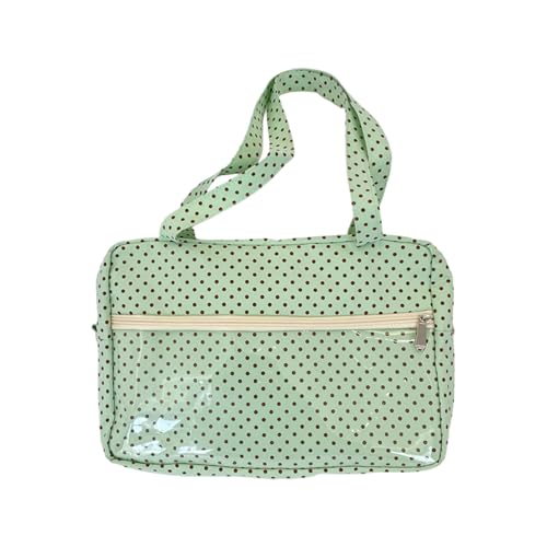 ZWTPGKRD Stilvolle Umhängetasche mit geräumigem Innenraum und Reißverschlüssen, Unterarmtaschen, japanischer Stil, Handtasche für Damen, lässiger täglicher Gebrauch, grün, As shown in the picture von ZWTPGKRD