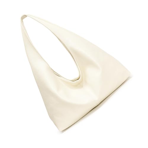 ZWTPGKRD Umhängetasche im Vintage-Stil, PU-Unterarm-Geldbörse, geräumige Eimertasche für modische und praktische Verwendung zu verschiedenen Anlässen, weiß, As shown in the picture (error 1-477cm) ZWTPGKRD Umhängetasche im Vintage-Stil, PU-Unterarm-Geldbörse, geräumige Eimertasche für modische und praktische Verwendung zu verschiedenen Anlässen, weiß, As shown in the picture (error 1-477cm) von ZWTPGKRD