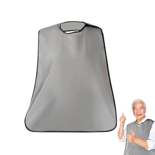 Waschbare TPU-Material Lätzchen für Erwachsene, wiederverwendbare Esslätzchen für Erwachsene für Männer, Frauen, wasserdichte Lätzchen für Erwachsene, ältere Menschen und Behinderte von ZWWOGE