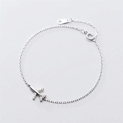 ZWXDMY 925 Sterlingsilber Armband,Charms Alleinige Memory Süße Niedliche Flugzeug Mini Literarische Sterling Silber 925 Weiblichen Resizable Armbänder Für Frauen Party Mode Schmuck Geschenke ZWXDMY 925 Sterlingsilber Armband,Charms Alleinige Memory Süße Niedliche Flugzeug Mini Literarische Sterling Silber 925 Weiblichen Resizable Armbänder Für Frauen Party Mode Schmuck Geschenke von ZWXDMY