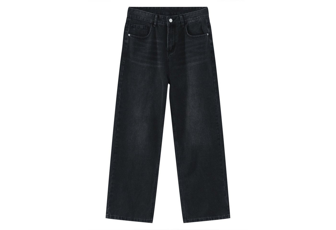 ZWY Straight-Jeans Personalisierte Frühlingsjeans mit Geradem Weitem Bein für Herren von ZWY