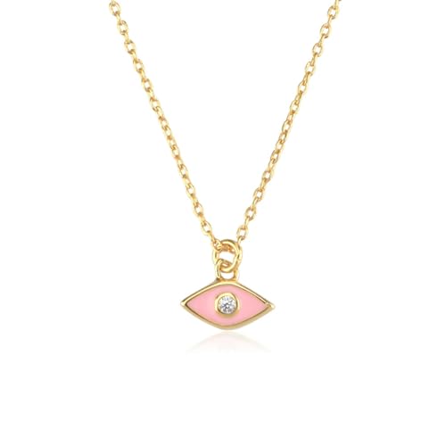 ZXBNVC 925 Anhänger Schmuck lange Kette Choker Exquisite Rock Punk Hochzeit, Einstellbar, Zirkonia von ZXBNVC
