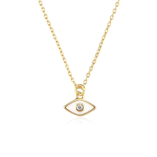 ZXBNVC 925 Anhänger Schmuck lange Kette Choker Exquisite Rock Punk Hochzeit, Einstellbar, Zirkonia von ZXBNVC