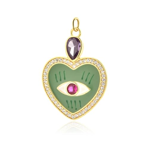 ZXBNVC 925 Anhänger für Damen, Hochzeit, Rock, Punk, zart, keine Halskette, Einstellbar, Zirkonia von ZXBNVC