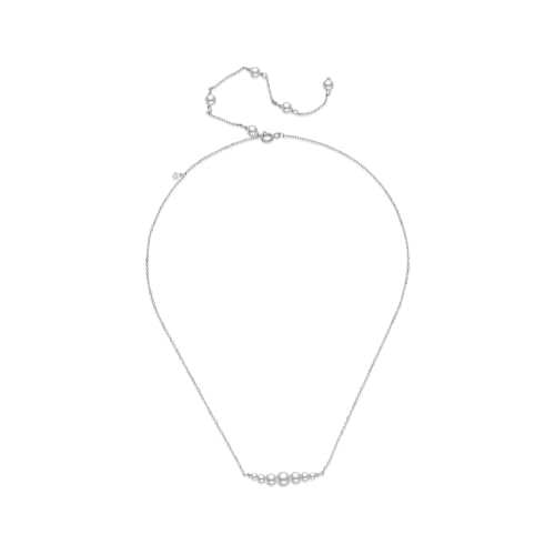 ZXBNVC 925 Choker lange Kette Halskette Perle Frauen Luxus feiner Schmuck Hochzeit, Einstellbar, Zirkonia ZXBNVC 925 Choker lange Kette Halskette Perle Frauen Luxus feiner Schmuck Hochzeit, Einstellbar, Zirkonia von ZXBNVC