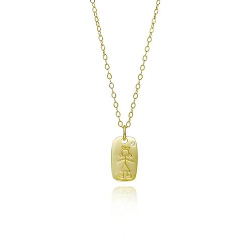 ZXBNVC 925 Halskette für Jungen und Mädchen, quadratischer Anhänger, lange Kette, luxuriöser edler Schmuck, Einstellbar, Zirkonia ZXBNVC 925 Halskette für Jungen und Mädchen, quadratischer Anhänger, lange Kette, luxuriöser edler Schmuck, Einstellbar, Zirkonia von ZXBNVC