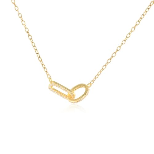 ZXBNVC 925 Halsketten für Damen, Schlüsselbein, feiner Schmuckanhänger ZXBNVC 925 Halsketten für Damen, Schlüsselbein, feiner Schmuckanhänger von ZXBNVC