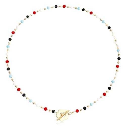 ZXBNVC 925 runde Perlen-Halskette, schlichter modischer Anhänger, exquisite Schlüsselbeinkette für Damen-Accessoires, Einstellbar, Zirkonia von ZXBNVC