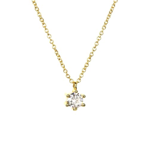 ZXBNVC 925er Halskette, 4,5 mm, Anhänger, Schmuck, lange Kette, Damenmode, Einstellbar, Zirkonia ZXBNVC 925er Halskette, 4,5 mm, Anhänger, Schmuck, lange Kette, Damenmode, Einstellbar, Zirkonia von ZXBNVC