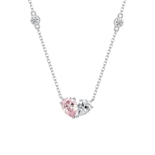 ZXBNVC Ästhetische, exquisite Anhänger-Halsketten-Kollektion für Mädchen und Frauen, funkelnder Herz-Stern, Einstellbar, Zirkonia ZXBNVC Ästhetische, exquisite Anhänger-Halsketten-Kollektion für Mädchen und Frauen, funkelnder Herz-Stern, Einstellbar, Zirkonia von ZXBNVC