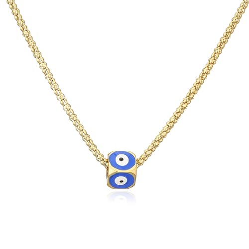 ZXBNVC Blauer Halsketten-Anhänger für Damen und Mädchen, Choker-Schmuck, stapelbar, exquisit, vielseitig, Einstellbar, Zirkonia ZXBNVC Blauer Halsketten-Anhänger für Damen und Mädchen, Choker-Schmuck, stapelbar, exquisit, vielseitig, Einstellbar, Zirkonia von ZXBNVC