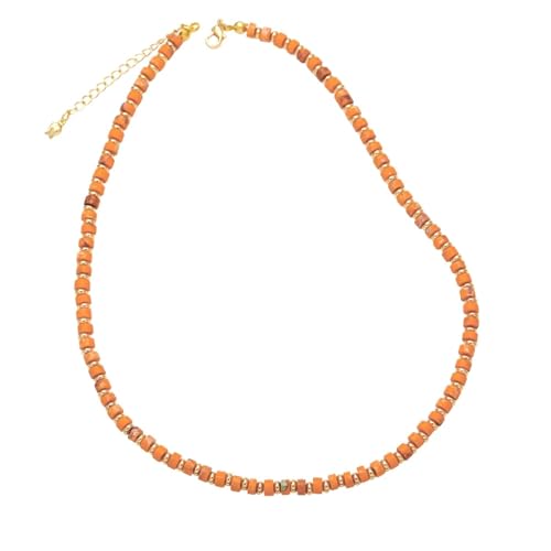 ZXBNVC Bunte Perlenketten, modischer Damen- und Herrenschmuck, exquisite, vielseitige Halsketten, die zusammen getragen werden können, Einstellbar, Zirkonia von ZXBNVC