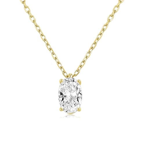 ZXBNVC Damen-Halskette mit Anhänger, herzförmig, Hochzeitsschmuck, Modeschmuck für den täglichen Gebrauch, Einstellbar, Zirkonia von ZXBNVC