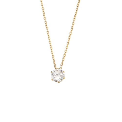 ZXBNVC Damen-Halskette mit Kronen-Anhänger, schlicht, für Hochzeit, Party, modisch für den täglichen Gebrauch ZXBNVC Damen-Halskette mit Kronen-Anhänger, schlicht, für Hochzeit, Party, modisch für den täglichen Gebrauch von ZXBNVC