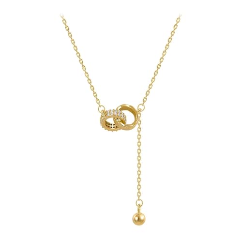 ZXBNVC Design runder Verschluss Anhänger Halskette Modeschmuck Damen Luxus-Accessoires stilvoll für den täglichen Gebrauch ZXBNVC Design runder Verschluss Anhänger Halskette Modeschmuck Damen Luxus-Accessoires stilvoll für den täglichen Gebrauch von ZXBNVC