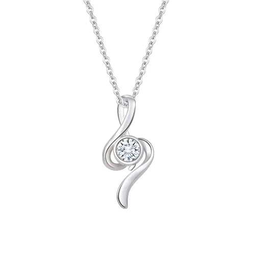 ZXBNVC Elegante Damen-Halskette mit 925er-Anhänger, Schmuck, Hochzeit, Party, modische Halskette für den täglichen Gebrauch ZXBNVC Elegante Damen-Halskette mit 925er-Anhänger, Schmuck, Hochzeit, Party, modische Halskette für den täglichen Gebrauch von ZXBNVC