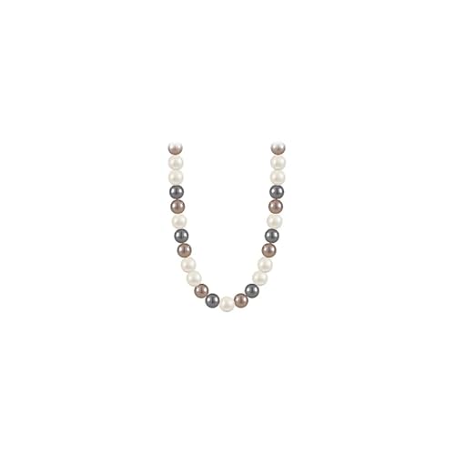 ZXBNVC Elegante romantische Perlen-Halskette mit gemischten Farben, Modeschmuck, süßes Accessoire, Schlüsselbeinkette für Damen, Einstellbar, Zirkonia ZXBNVC Elegante romantische Perlen-Halskette mit gemischten Farben, Modeschmuck, süßes Accessoire, Schlüsselbeinkette für Damen, Einstellbar, Zirkonia von ZXBNVC