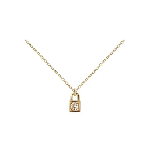 ZXBNVC Halskette mit 925er-Anhänger für Damen, Party, schlicht, modisch, exquisiter Schmuck, niedliches Accessoire, Einstellbar, Zirkonia ZXBNVC Halskette mit 925er-Anhänger für Damen, Party, schlicht, modisch, exquisiter Schmuck, niedliches Accessoire, Einstellbar, Zirkonia von ZXBNVC