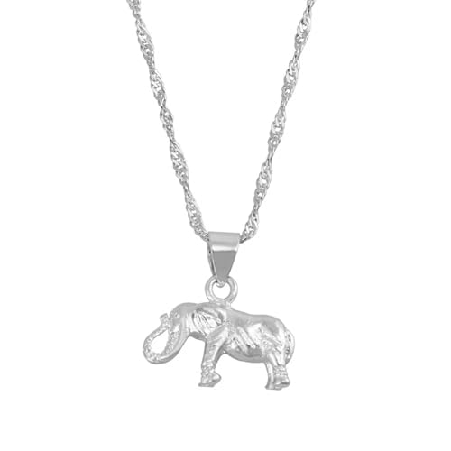 ZXBNVC Halskette mit Elefanten-Anhänger für Damen und Mädchen, Modeschmuck, für den täglichen Gebrauch, Einstellbar, Zirkonia ZXBNVC Halskette mit Elefanten-Anhänger für Damen und Mädchen, Modeschmuck, für den täglichen Gebrauch, Einstellbar, Zirkonia von ZXBNVC