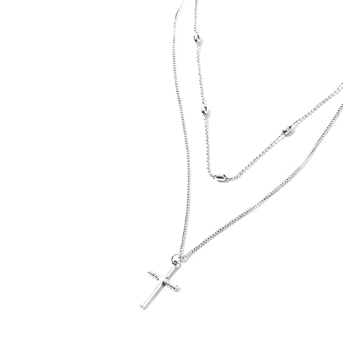ZXBNVC Halskette mit Kreuzanhänger, Bohemian-Stil, Vintage-Stil, Einstellbar, Zirkonia ZXBNVC Halskette mit Kreuzanhänger, Bohemian-Stil, Vintage-Stil, Einstellbar, Zirkonia von ZXBNVC