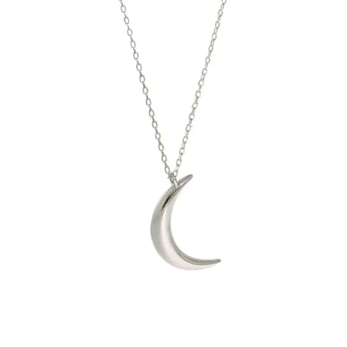 ZXBNVC Halskette mit Mondanhänger, einfacher Schmuck für Damen, schöne und vielseitige Halsketten, die zu jedem Stil getragen werden können, Einstellbar, Zirkonia ZXBNVC Halskette mit Mondanhänger, einfacher Schmuck für Damen, schöne und vielseitige Halsketten, die zu jedem Stil getragen werden können, Einstellbar, Zirkonia von ZXBNVC