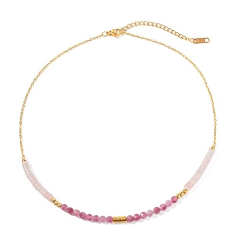ZXBNVC Halskette mit rosafarbenem Anhänger, schlicht, modisch, für Mädchen, Party-Schmuck, exquisites Accessoire ZXBNVC Halskette mit rosafarbenem Anhänger, schlicht, modisch, für Mädchen, Party-Schmuck, exquisites Accessoire von ZXBNVC