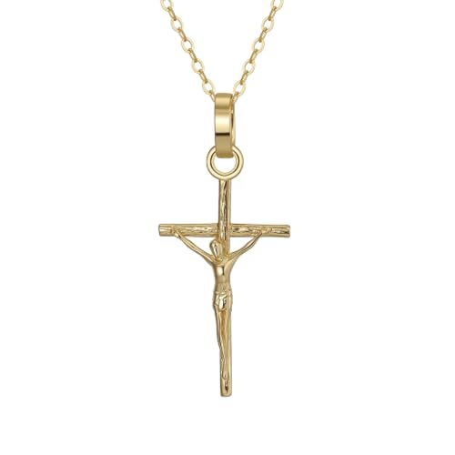 ZXBNVC Klassische Halskette mit Kreuz-Anhänger aus 925er Sterlingsilber, schön und vielseitig, kann zu jedem Stil getragen werden, Einstellbar, Zirkonia von ZXBNVC